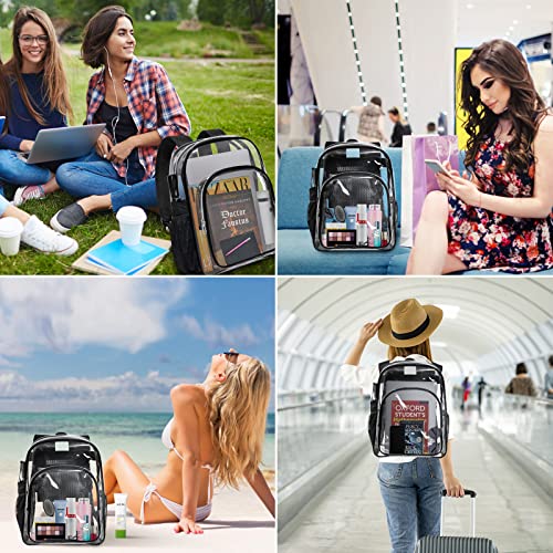 Clear Backpack Heavy Duty Transparent Y343
