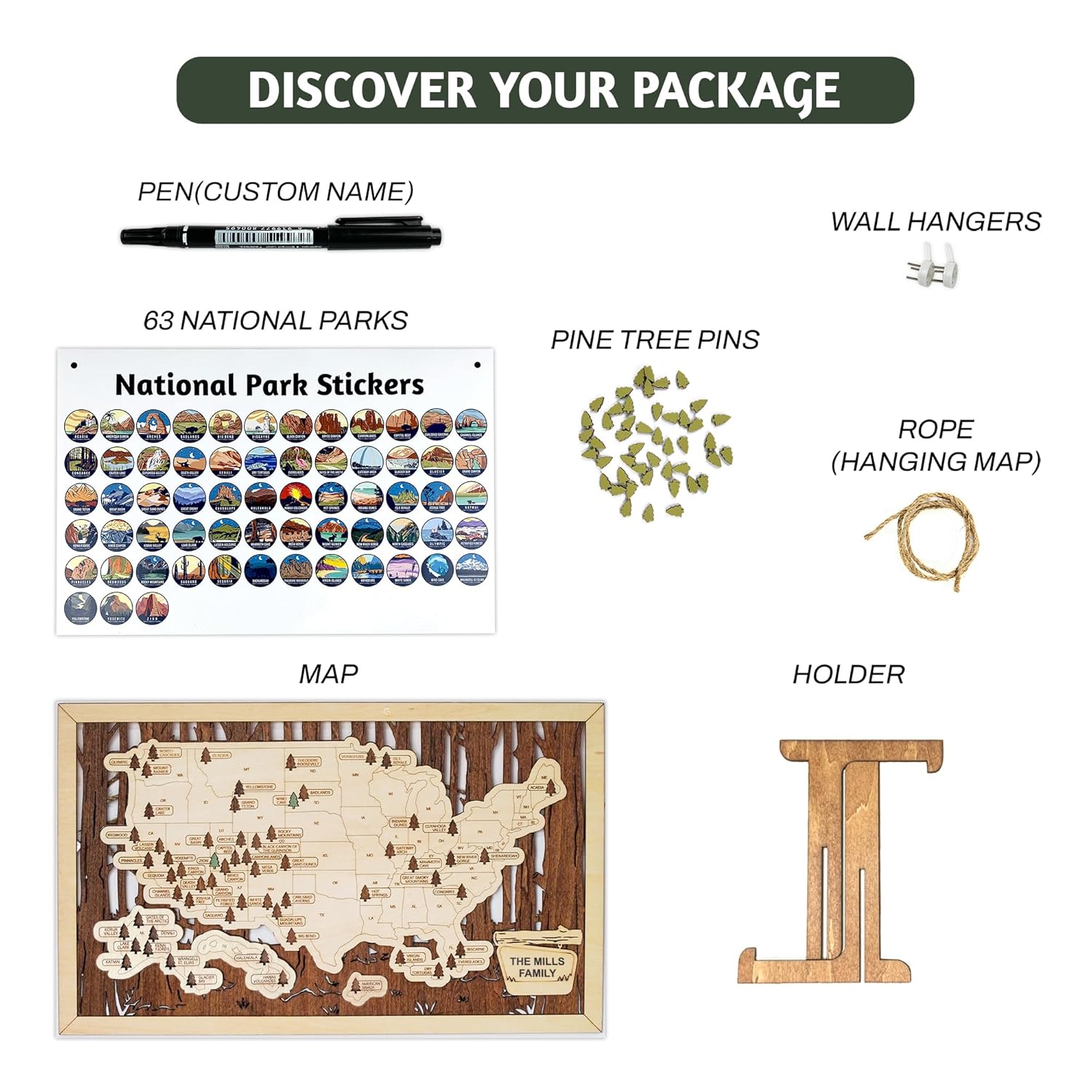 National Parks Map W242565