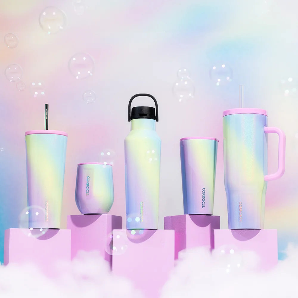Stemless Insulated Wine Glass Tumbler, Rainbow Unicorn, 12 oz – Stainless Steel B83694