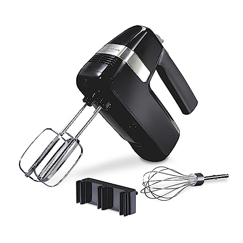 Black Electric Hand Mixer with 6 Speeds B757439