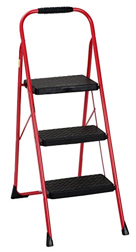 Gray Steel Step Stool B8859