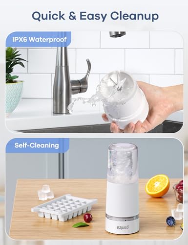 Portable 10oz Personal Blender with Ice Crusher Blade J69235