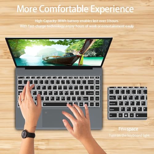 Gray 15.6 inch Laptop with 4GB RAM and 192GB SSD F542