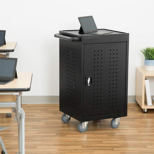 Black Mobile Charging Station for 30 Devices I29301
