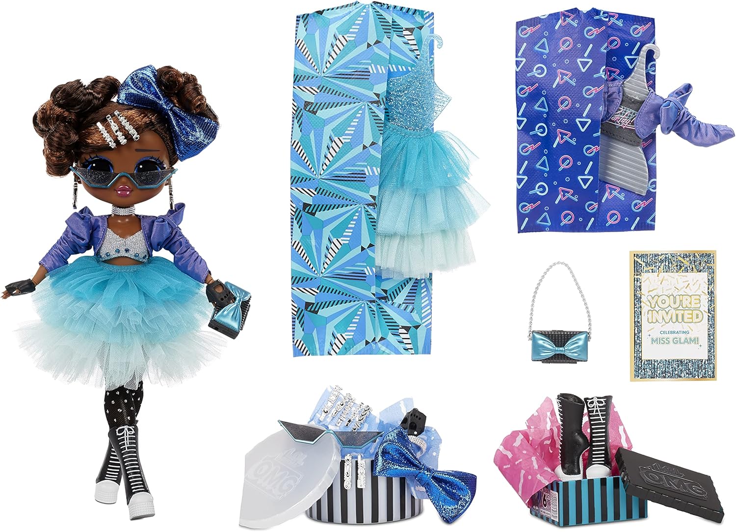 Fashion Doll with 20 Surprises, 5 Fashion Looks, Multicolor R563