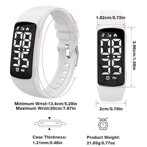 Waterproof Kids Digital Watch with Alarm Clock, Stopwatch, Pedometer N31172
