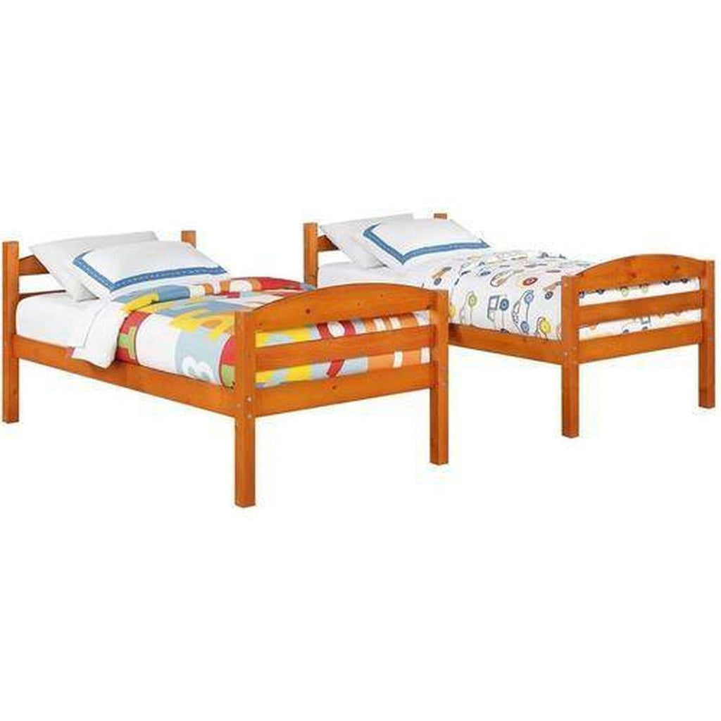 Pine Wood Twin-over-Twin Bunk Bed H6287