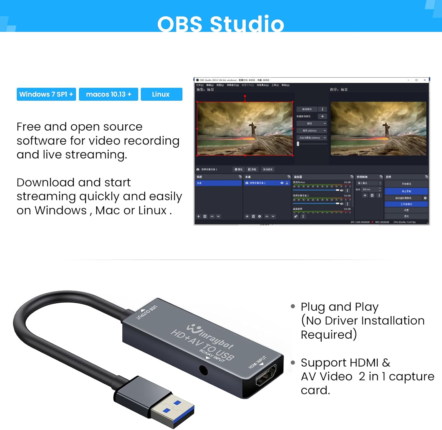 USB Video Capture Card I574