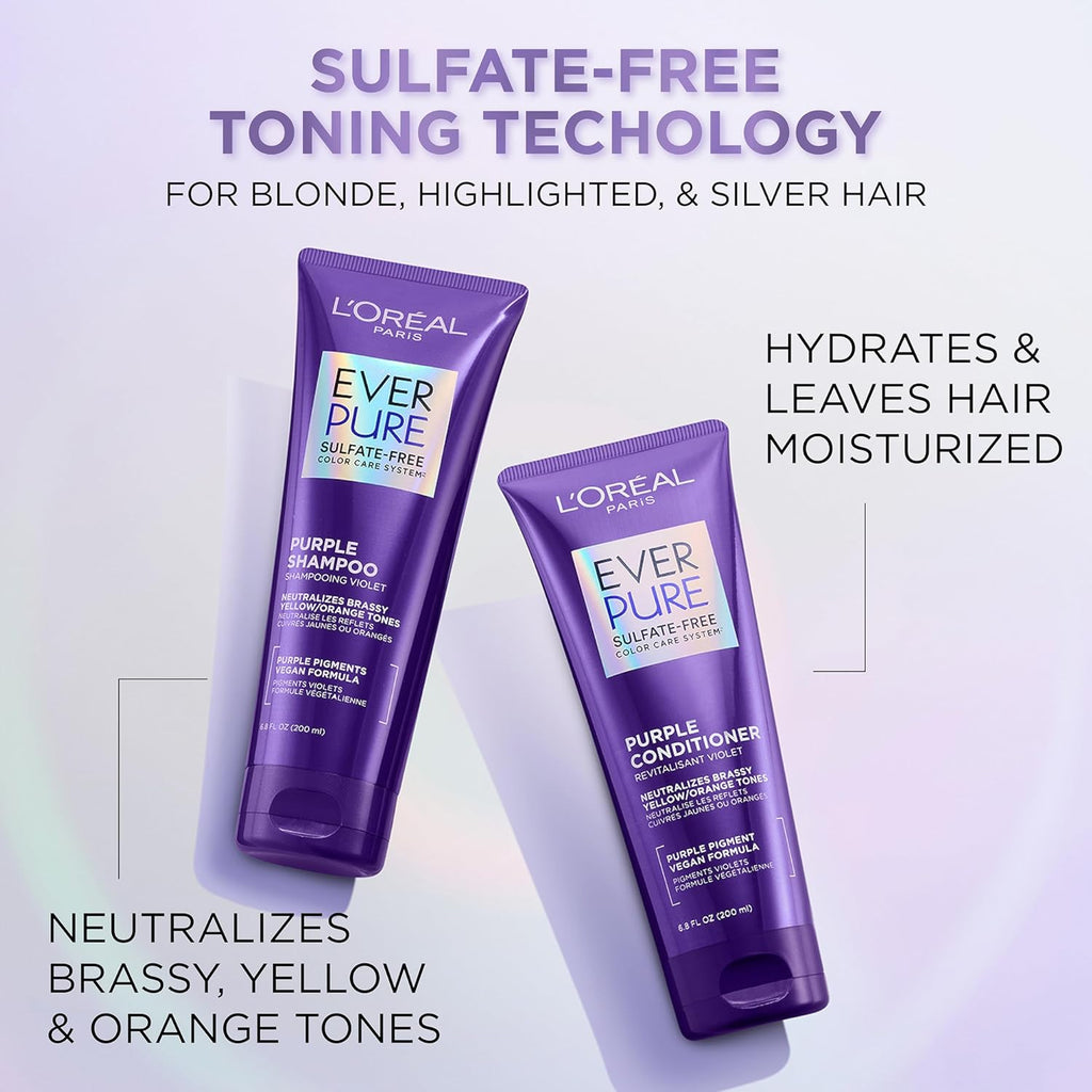 Sulfate Free Purple Shampoo and Conditioner Set U568612