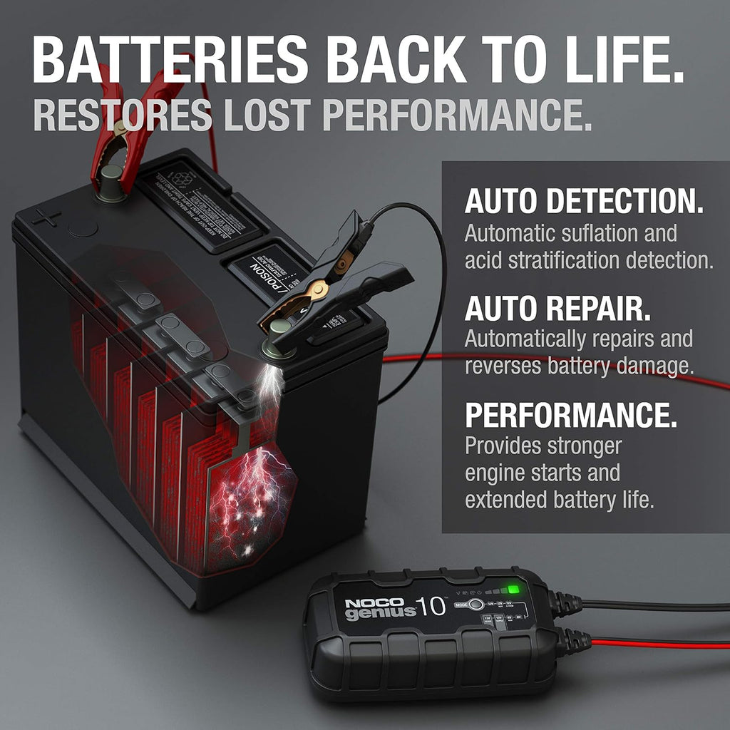 10-Amp Portable Battery Charger D600217