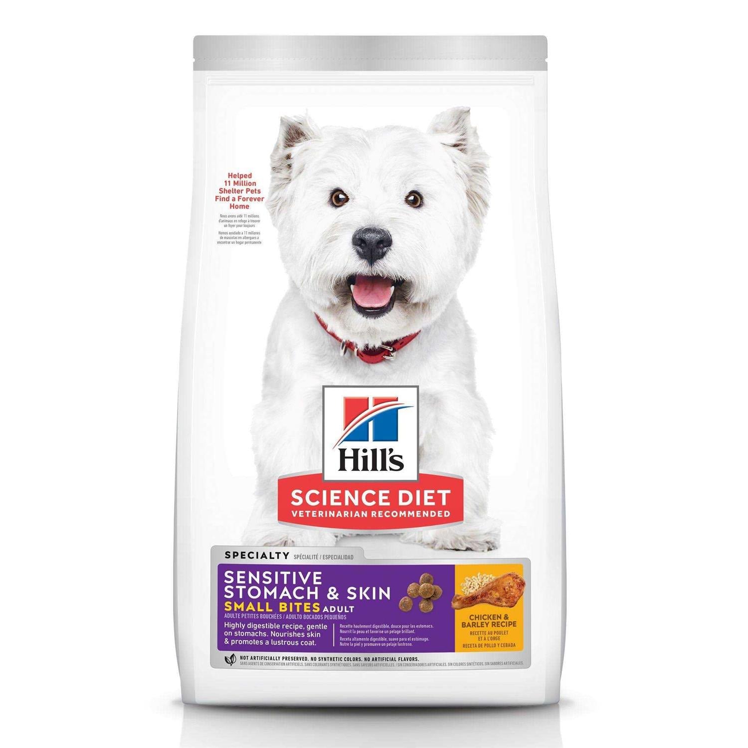 Adult Sensitive Stomach & Skin Small Bites Dry Dog Food A679