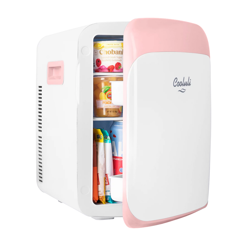 Pink 15 Liter Compact Portable Cooler Warmer Mini Fridge D4175