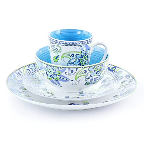 16 Piece Round Porcelain Dinnerware Set N30075