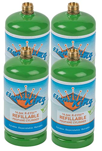 1LB Empty Propane Cylinder Tank with Refill Kit N73800