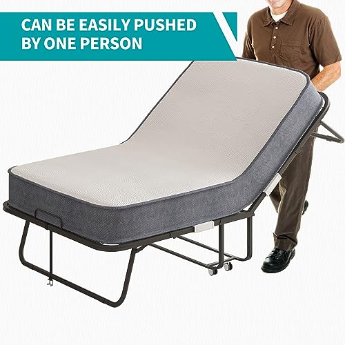 Folding Bed with 5'' Memory Foam Mattress V949