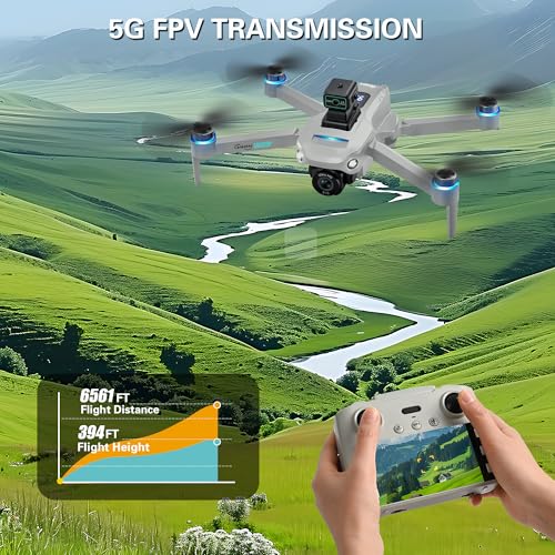 4K UHD Camera GPS RC Drone Brushless Motor Foldable Quadcopter with Obstacle Avoidance W97814