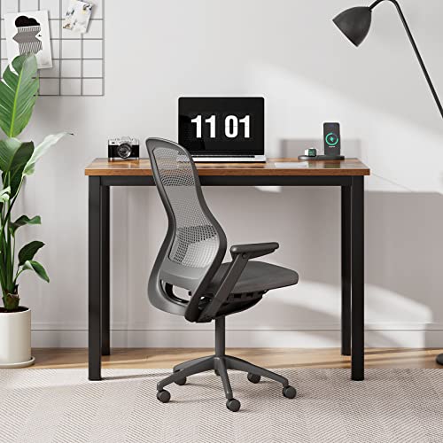 Black Metal Frame Small Computer Desk I9966