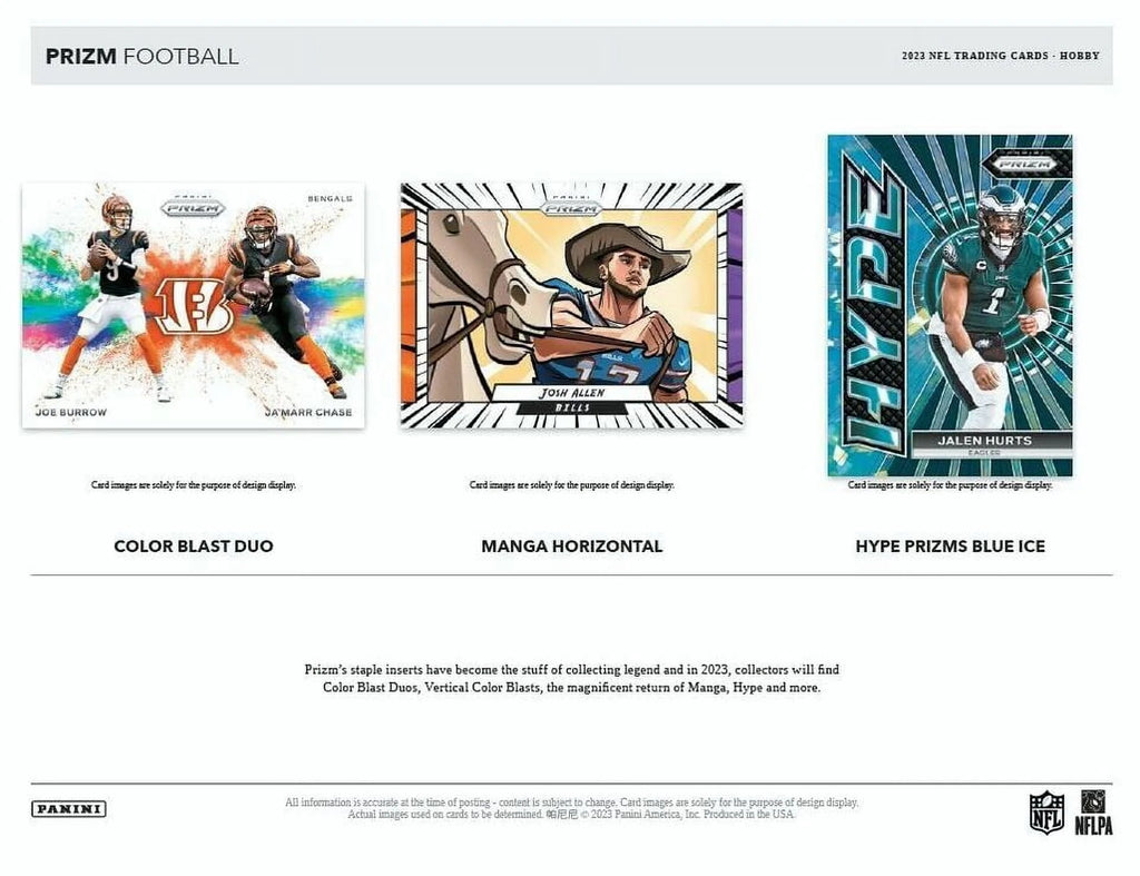 2023 Panini Prizm Football Hobby Box T698