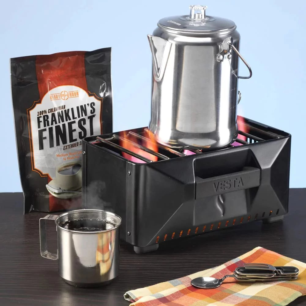 Compact Self-Powered Camping Heater & Stove M1414