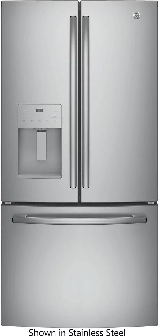 Black Stainless Steel Counter Depth French Door Refrigerator U10000