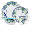 16 Piece Round Porcelain Dinnerware Set N30075