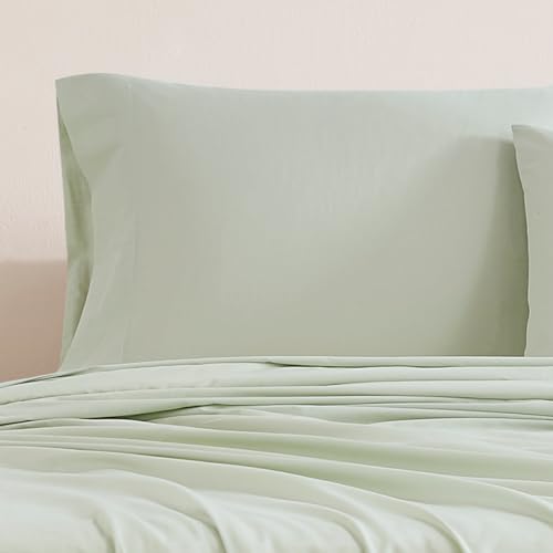Navy Queen 4-Piece Organic Cotton Sheet Set B421450