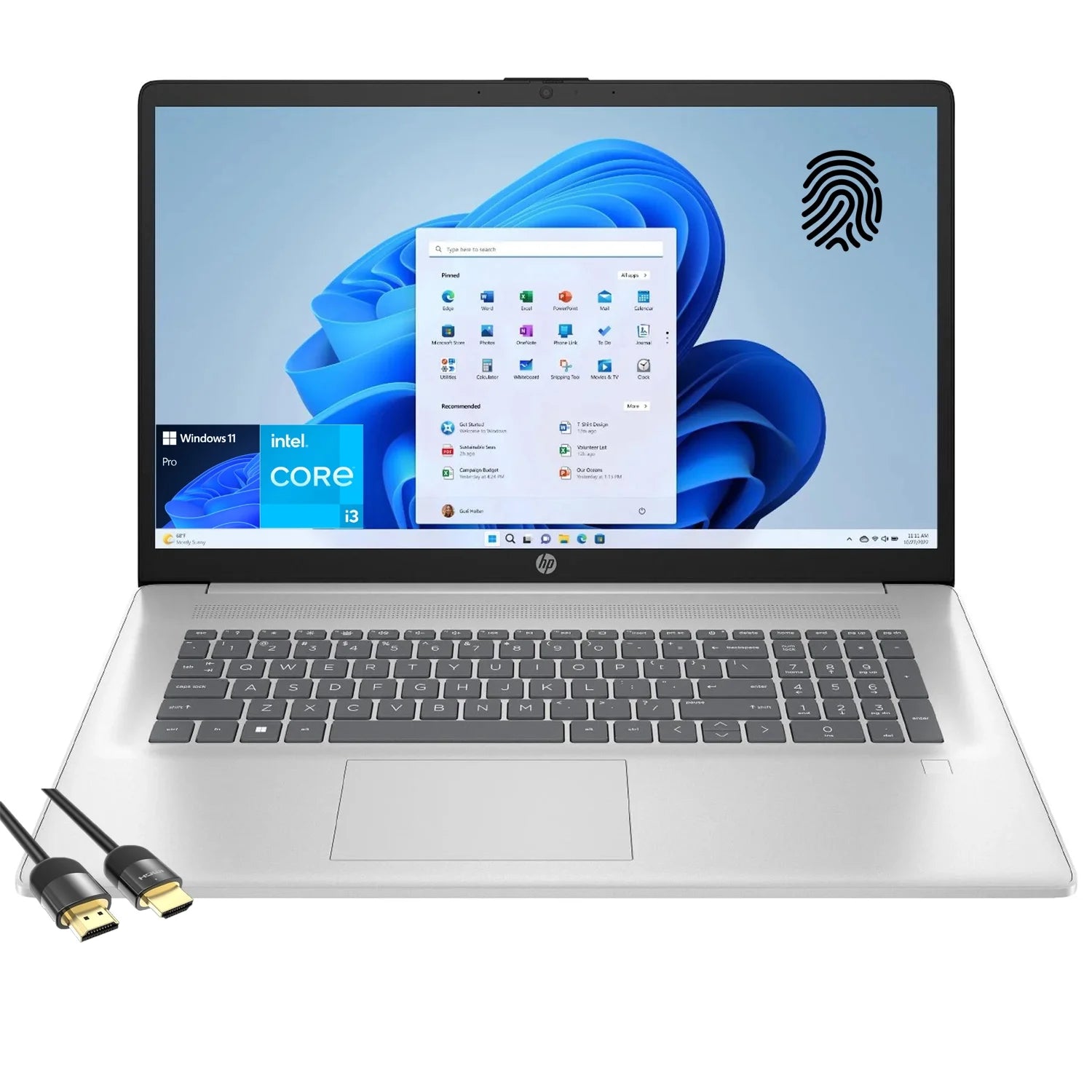 17.3" FHD IPS Anti-Glare Display Intel Core i3-N305 32GB RAM 1TB PCIe SSD Laptop E496703