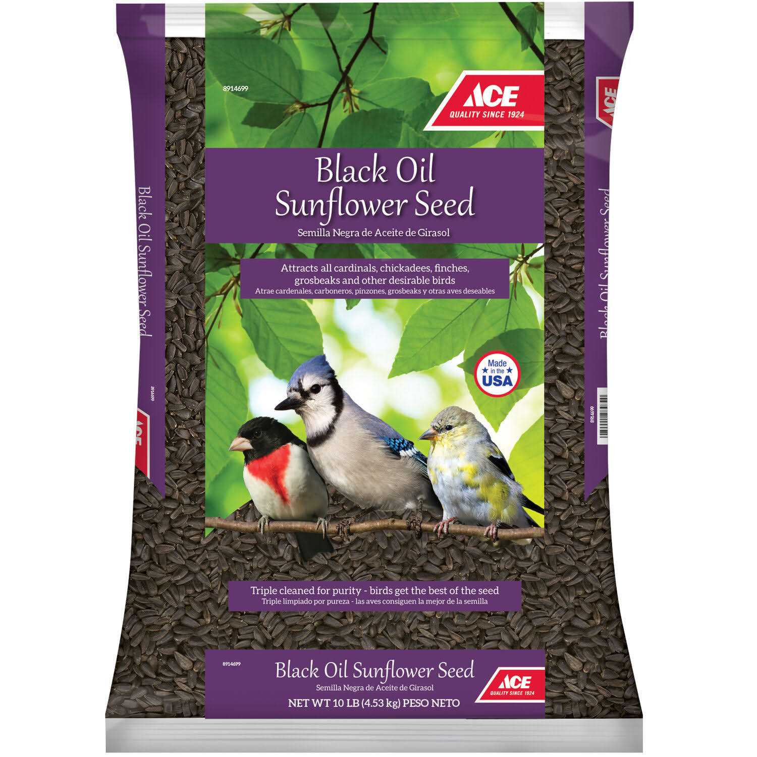 Black Oil Sunflower Seed Wild Bird Food S738