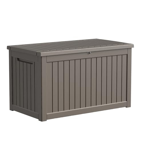 100 Gallon Black Resin Deck Box B500689