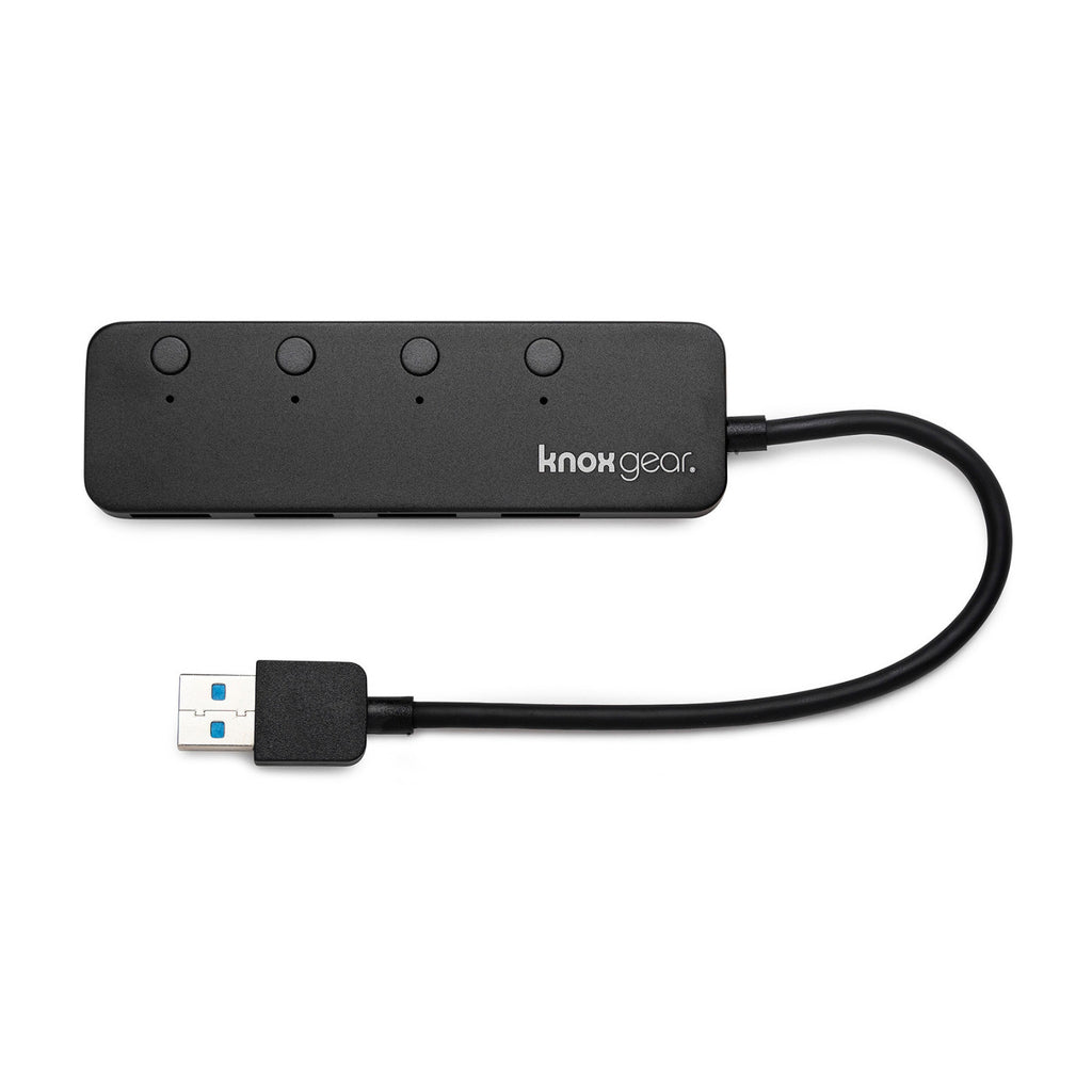 Wireless Keyboard with Creative Input Dial and 4 Port USB 3.0 HUB F4919