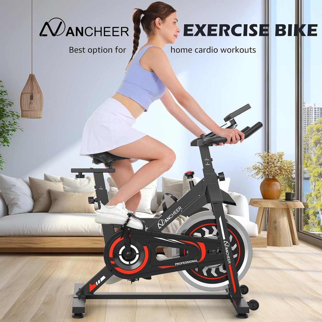 Stationary Exercise Spin Bike with LCD Monitor G618