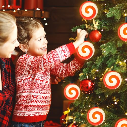 Red 10 LED Peppermint String Lights with Stakes R57339
