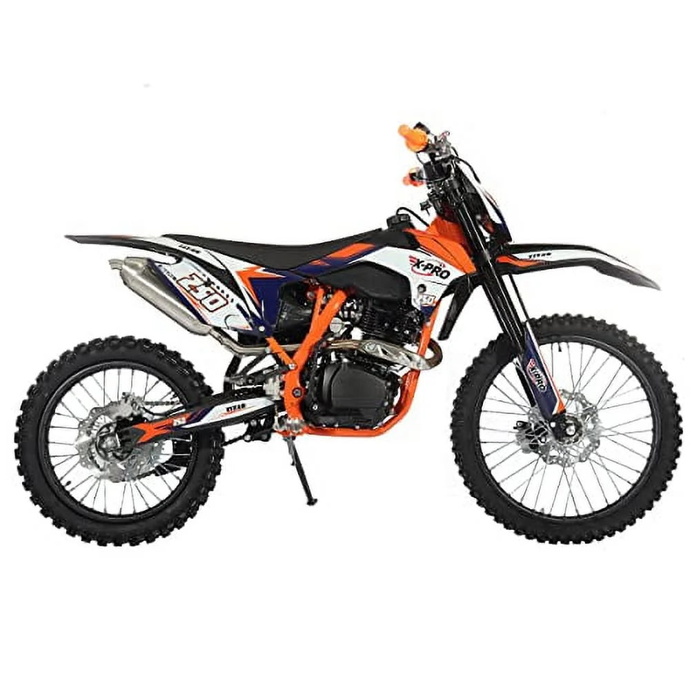 250cc Gas Pit Dirt Bike, 5-Speed Manual Transmission, Electric/Kick Start J112776