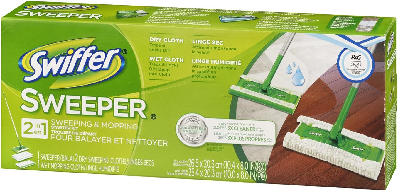 2 In 1 Mop And Broom Floor Cleaner Starter Kit H5092