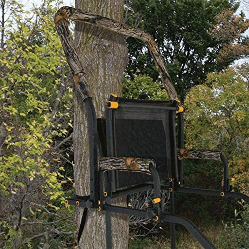 Black 17 ft 1-Person Ladder Tree Stand T274