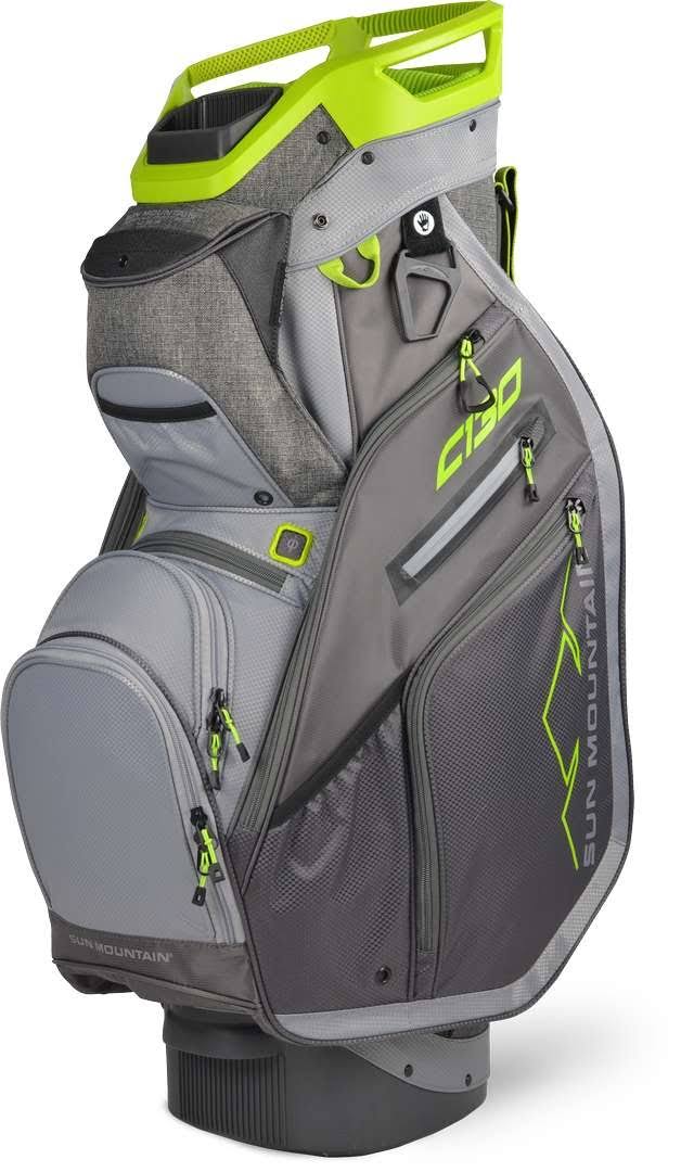 Black Charcoal White Red Cart Bag Z189