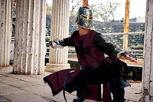 Mens Medieval Knight Tunic with Cross D1304