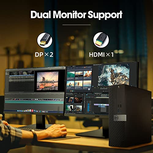 16GB DDR4 Ram 512GB M.2 NVMe SSD Desktop Computer with 24 inch Monitor L444
