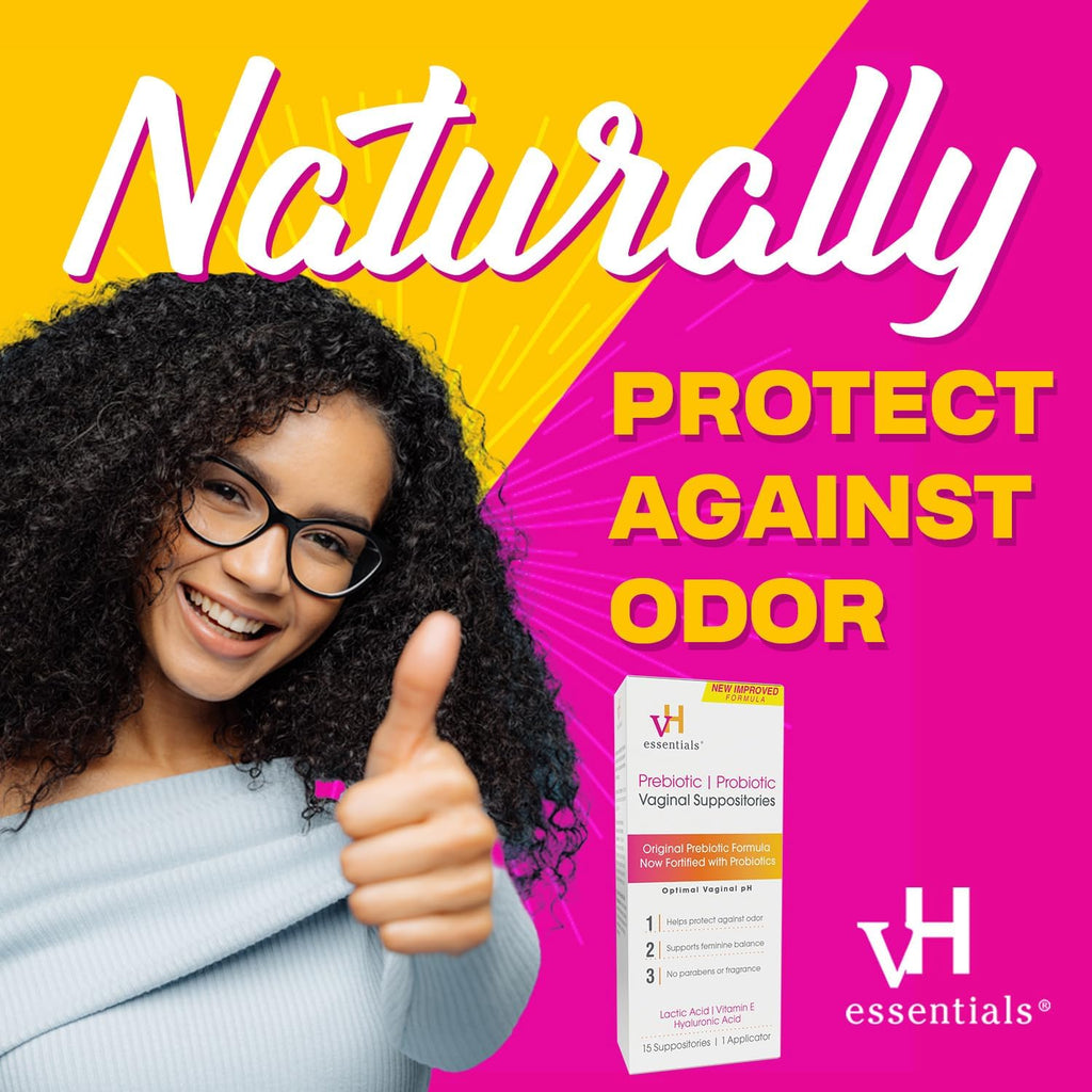 15 Count Prebiotic PH Balanced Vaginal Suppositories Q556