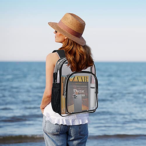 Clear Backpack Heavy Duty Transparent Y343