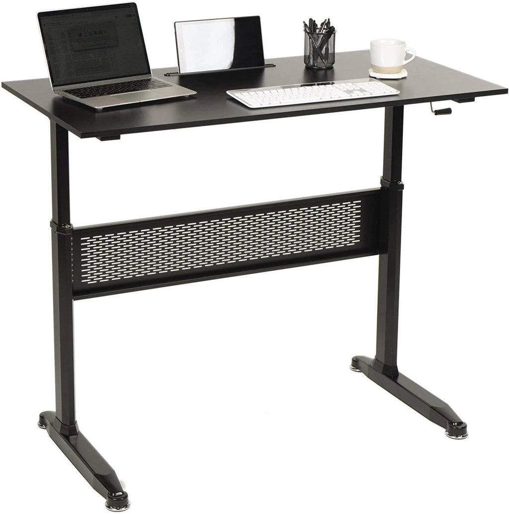 Black 48inches Height Adjustable Standing Desk E261132