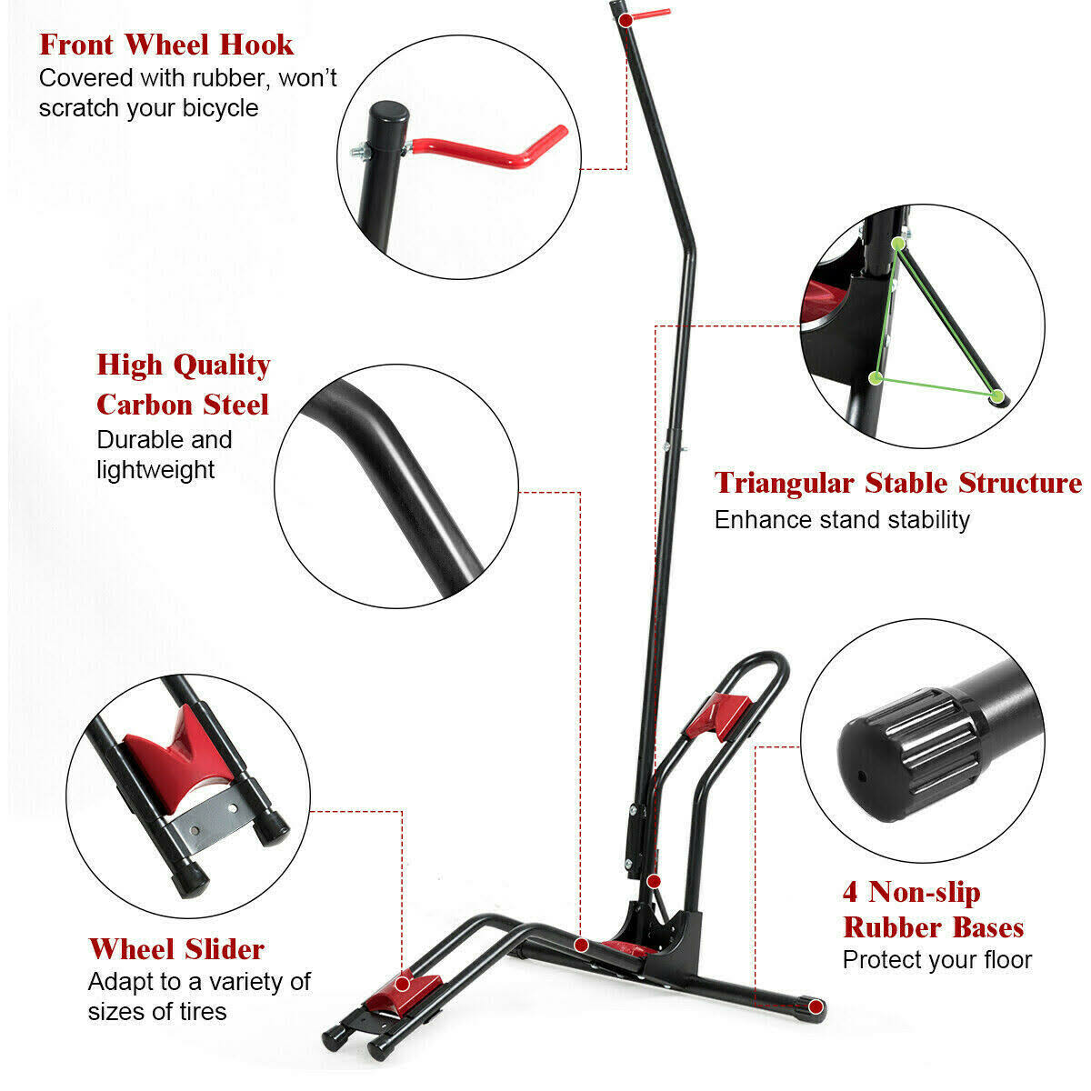 Bike Floor Stand Bike Rack Stand S3376