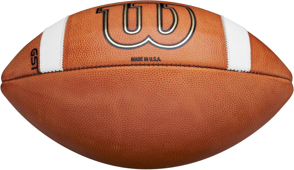 Leather Game Football Official Size Tan M266