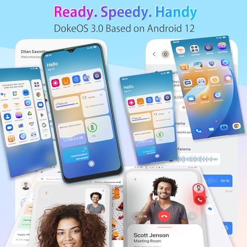 Android Phone, 6.5" HD+, 5080mAh Battery, 4G Dual SIM X908