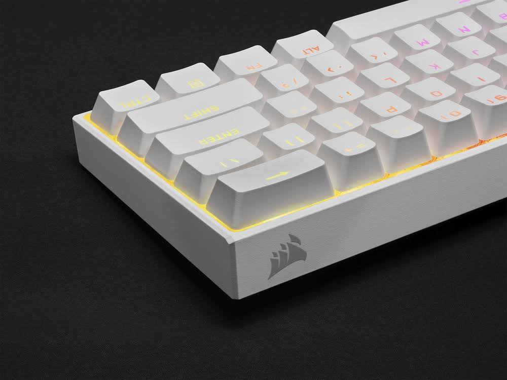White 60% Mechanical Gaming Keyboard J1173