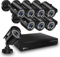8CH 1080P HD DVR 8pcs 1080P Waterproof Surveillance Cameras with Night Vision G25826