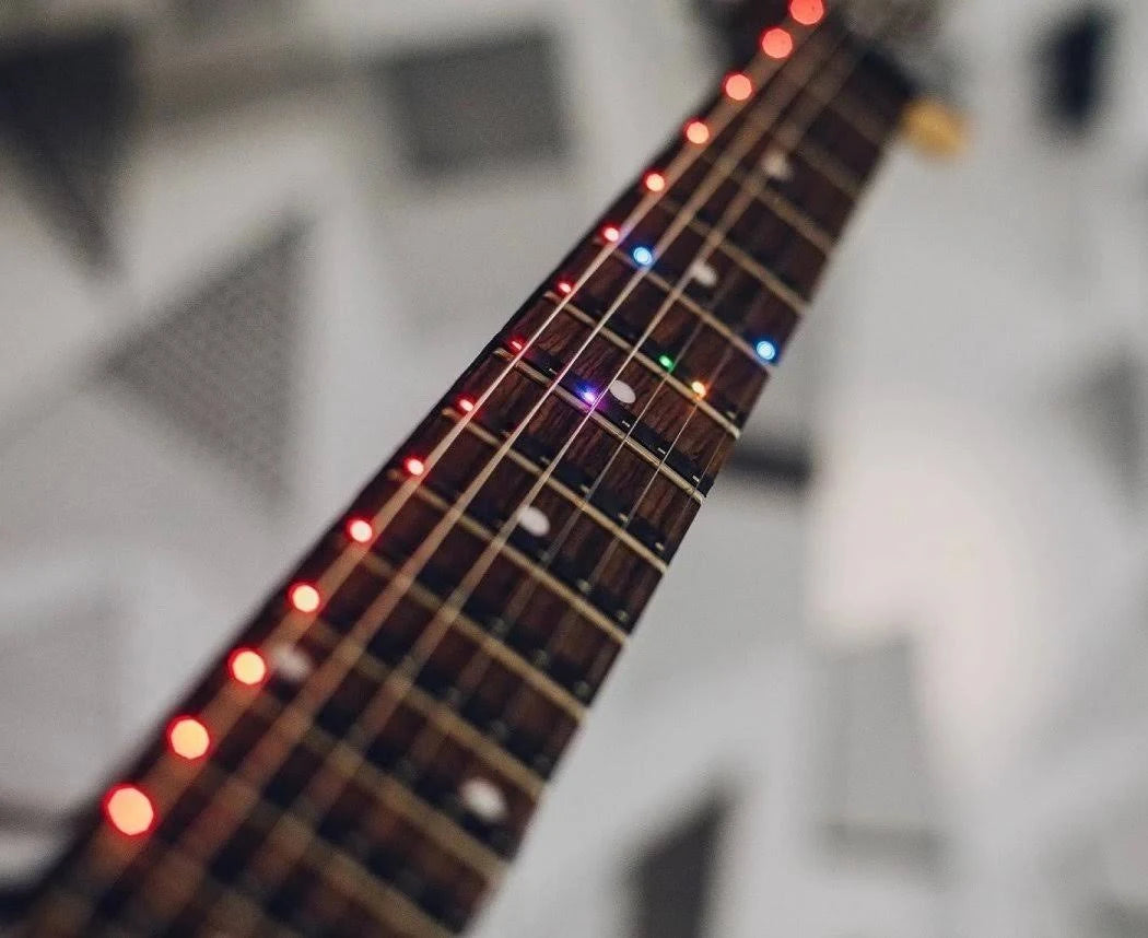LED Guitar Instruction 25.5x22 Scale Length X366011