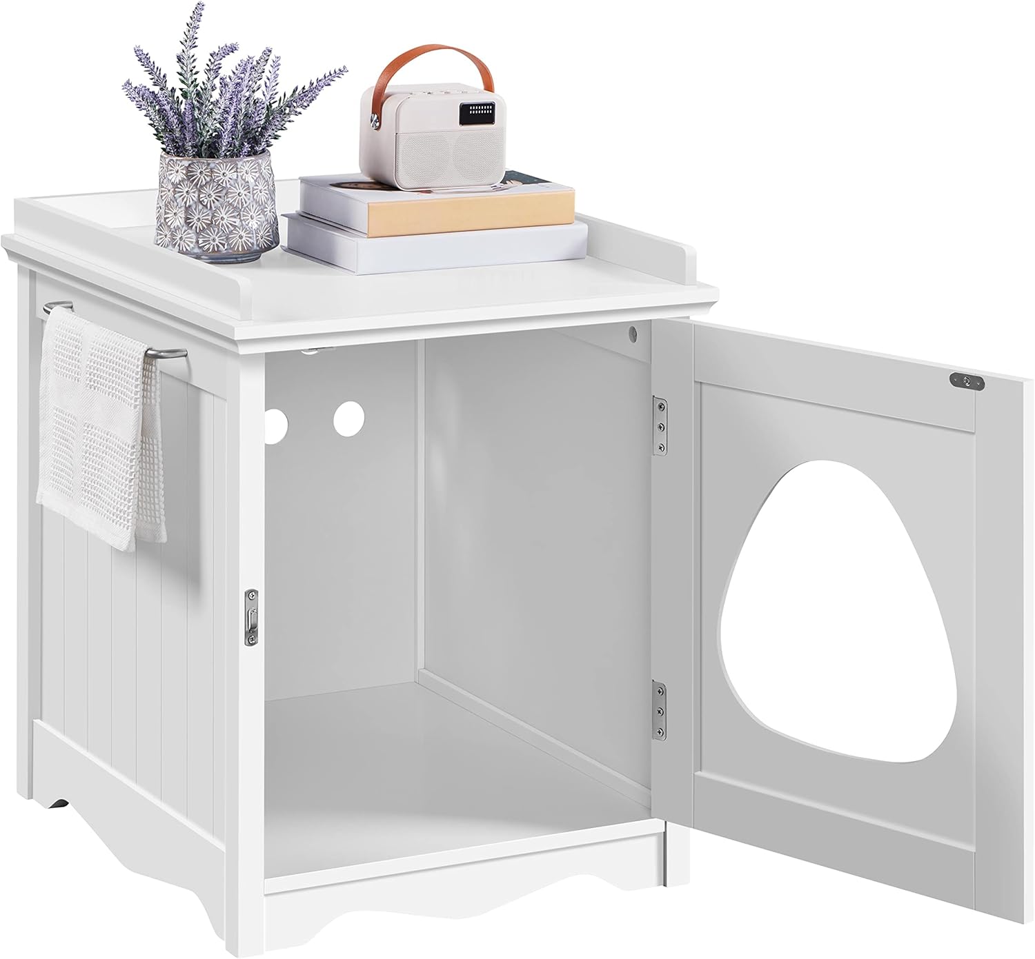 Hidden Cat Litter Box Enclosure Furniture Z946