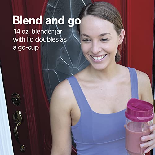 Electric Indoor Searing Grill with Adjustable Temperature Control to 450F & Portable Blender with 14 Oz BPA Free Travel Cup and Lid S927