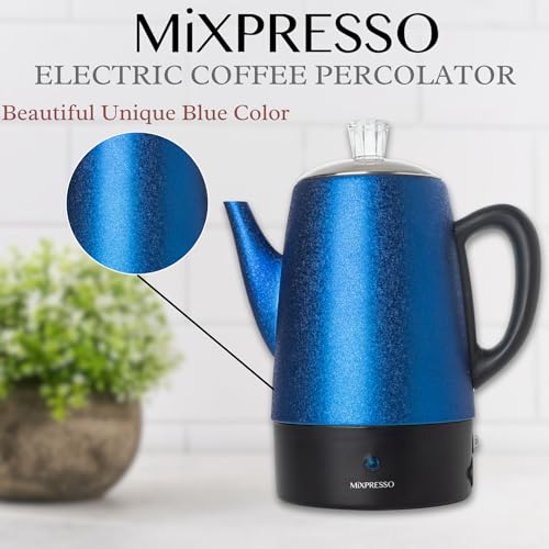 Stainless Steel 10 Cup Electric Coffee Percolator Q633